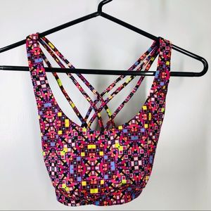 Sports Bra with Criss Cross Back